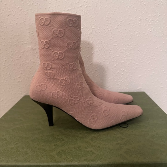 Gucci GG monogram knit boots in 36.5 - Picture 3 of 6